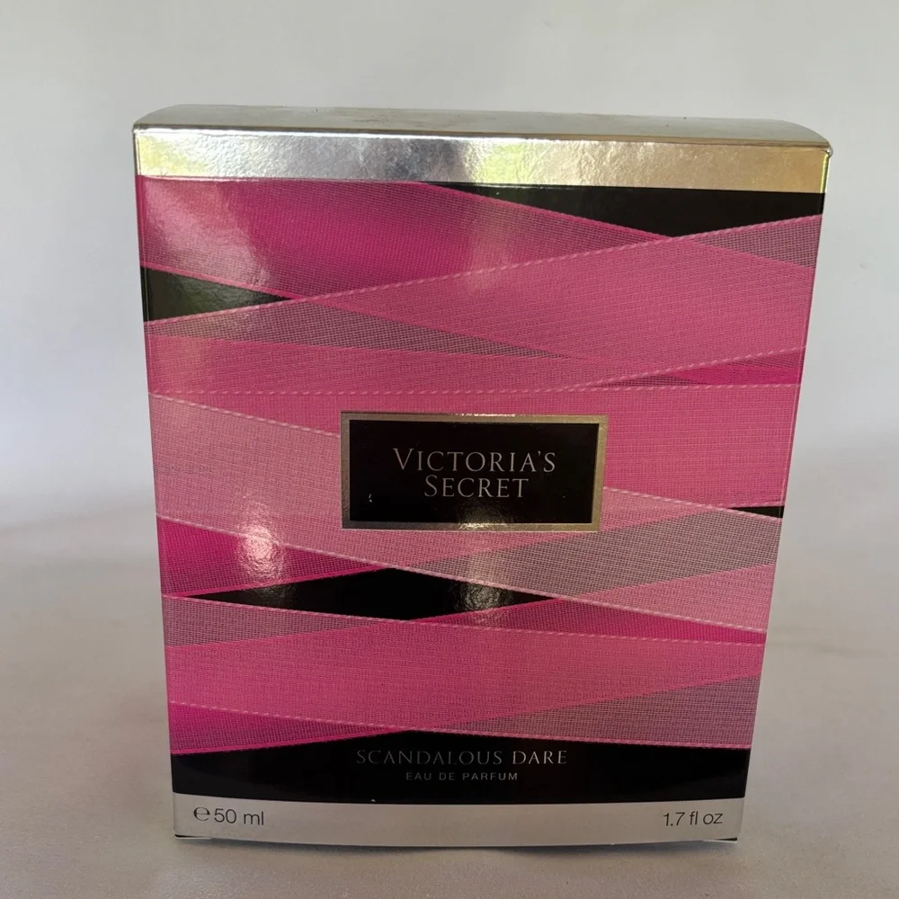 EMPTY BOTTLE & BOX VICTORIA’s SECRET SCANDALOUS DARE EAU DE PARFUM CAP ATOMIZER - Picture 9 of 11